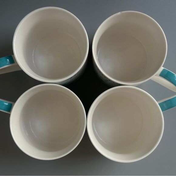The Turquoise Table Mugs Set of 4 - Picture 3 of 10